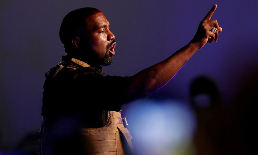 Imagem de Kanye West proibido de entrar no Reino Unido por anti-semitismo e festival foi cancelado