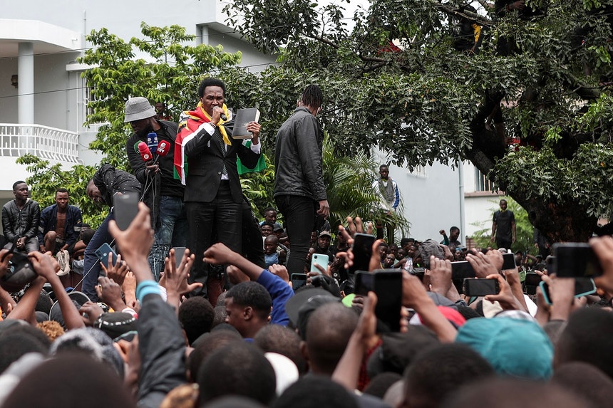 Imagem ilustrativa da notícia Apoiantes de Mondlane baleados pela polícia em Maputo