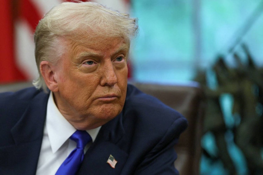 Imagem de Trump declara que EUA vão 