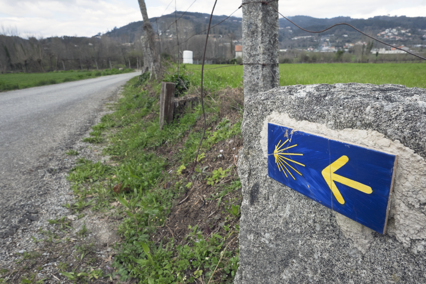 A caminho de Santiago com Lisboa no pensamento
