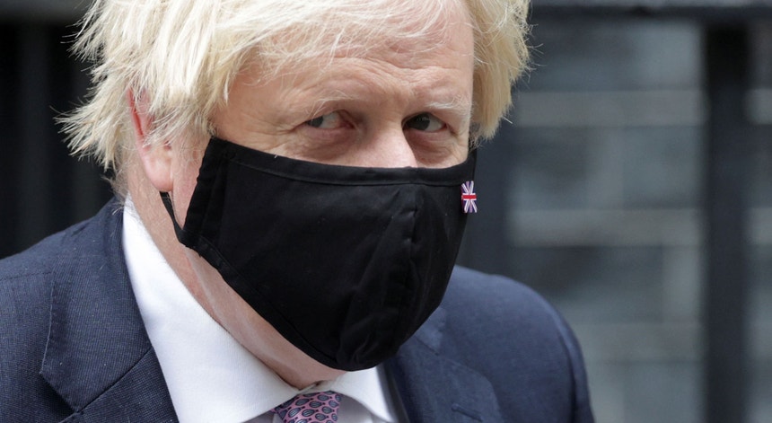 Boris Johnson, primeiro-ministro do Reino Unido, a 7 de julho de 2021
