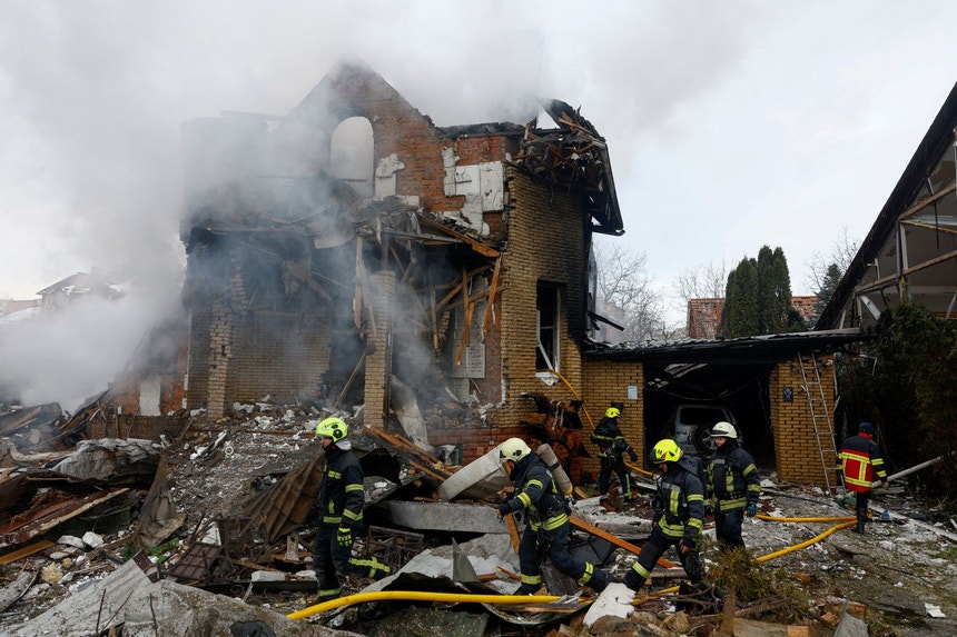 Imagem ilustrativa: Várias explosões ouvidas em Kiev e Lviv após alerta de mísseis balísticos