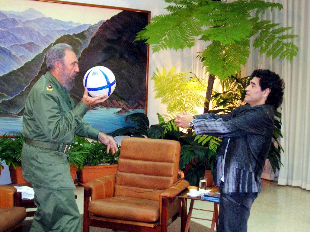  2005. Com Fidel de Castro, Presidente de Cuba | Reuters  