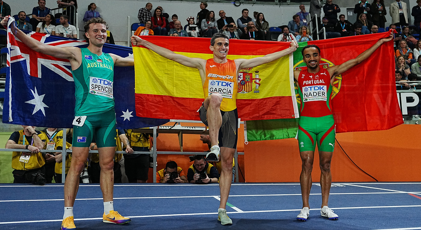 Imagem de Isaac Nader vice-campeão do mundo dos 1.500 metros