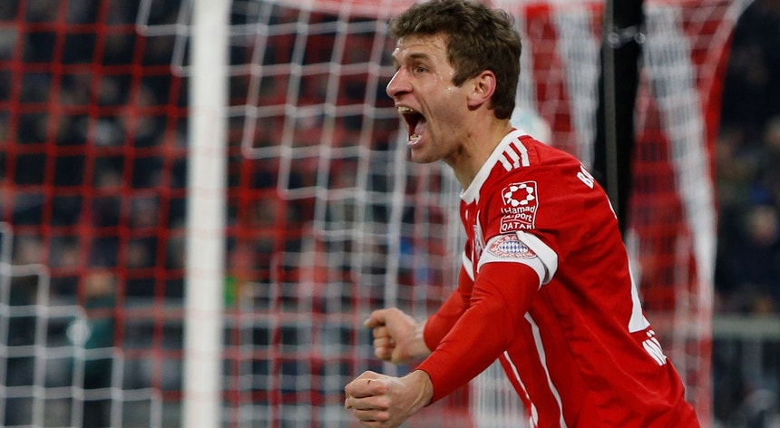 Thomas Muller apontou o golo da vitória do Bayern
