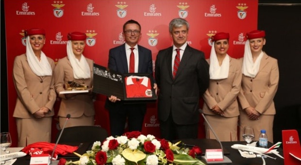 A Emirates já é a companhia aérea oficial do Benfica, até à época 2015-2016

