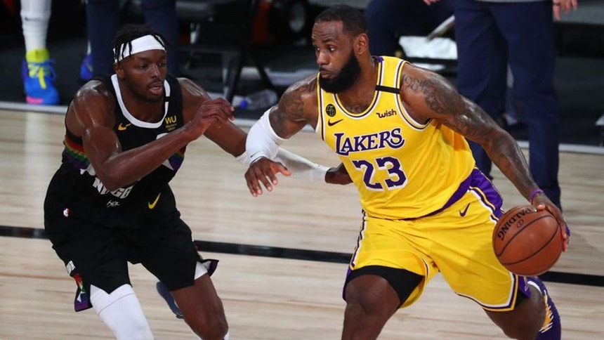 Os Lakers estão nos play-offs da NBA
