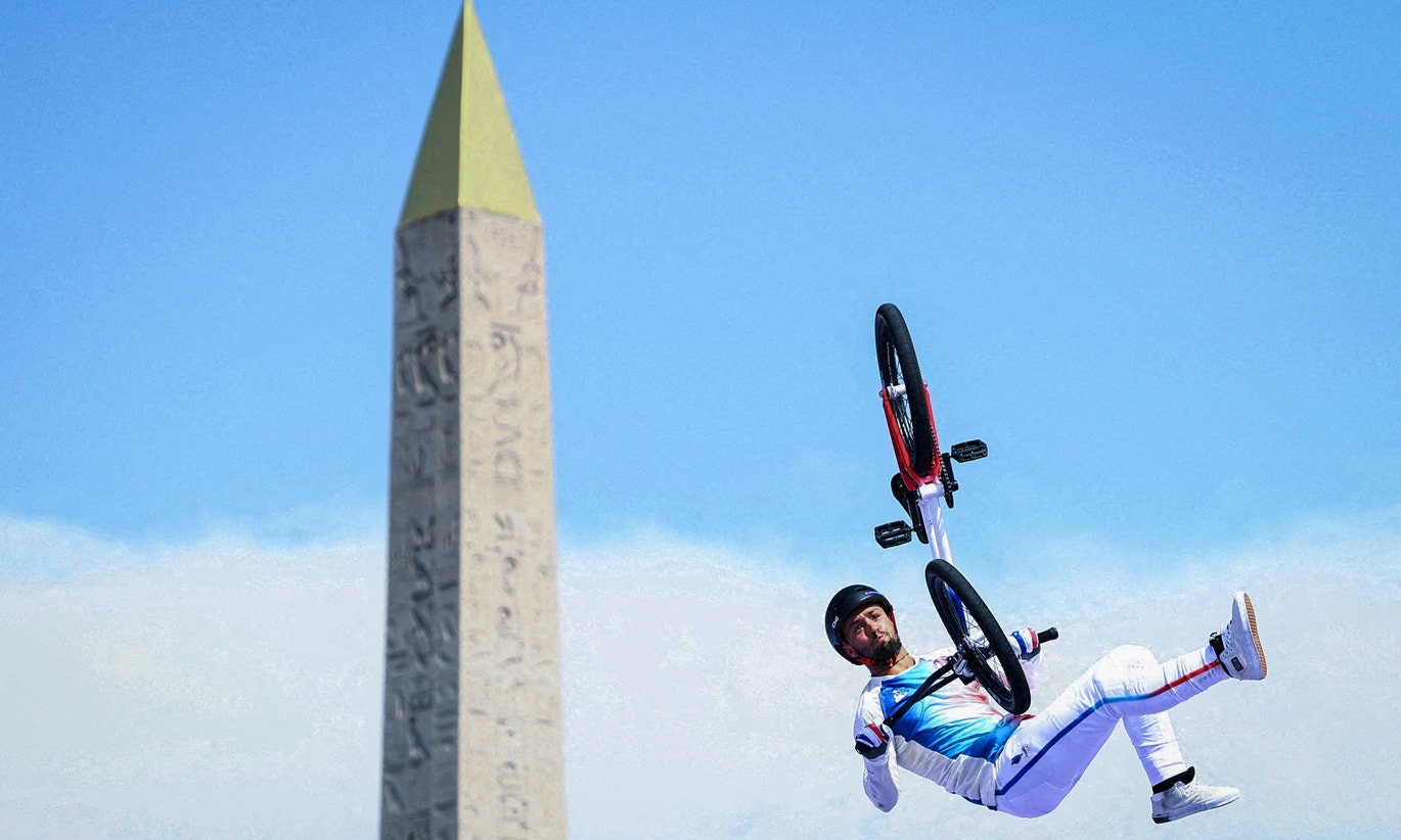  BMX Livre, Final do Parque Masculino. O franc&ecirc;s Anthony Jeanjean em prova  | Esa Alexander - Reuters 