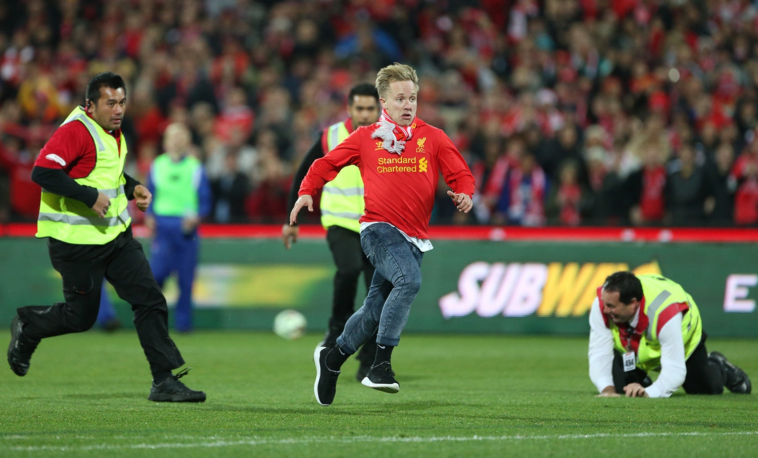  Jogo entre o Adelaide United e o Liverpool em 2015 /Jason O'Brien - Action Images via Reuters 