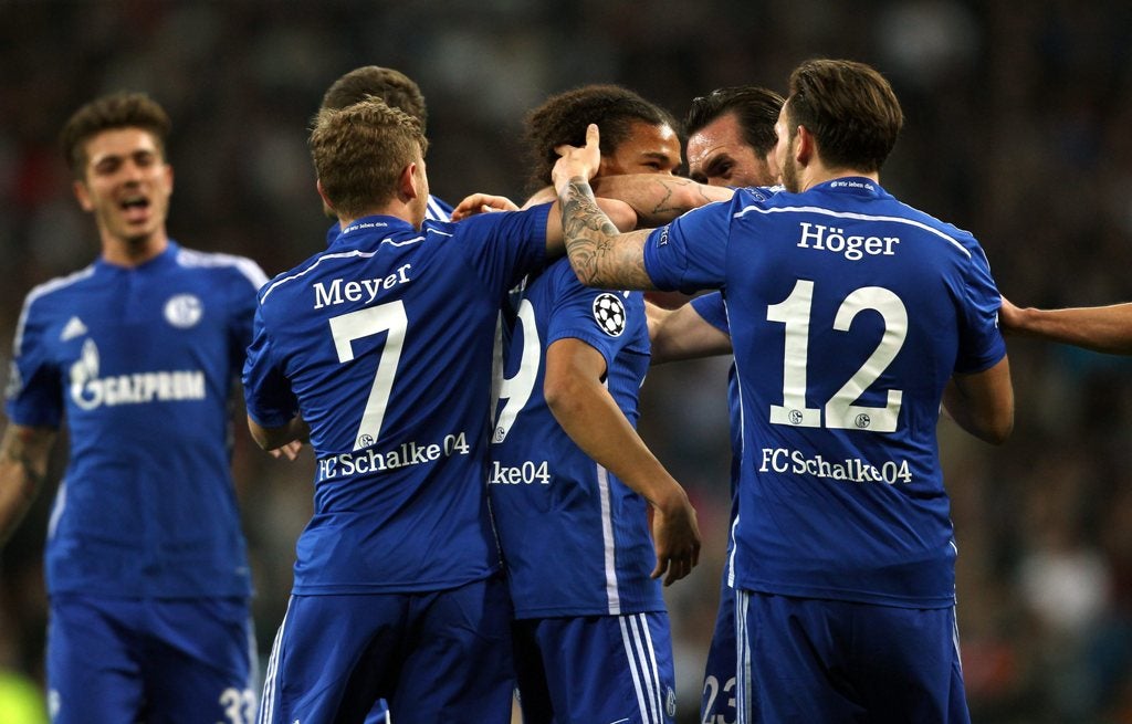Jogadores do Schalke festejam - Ina Fassbender - EPA