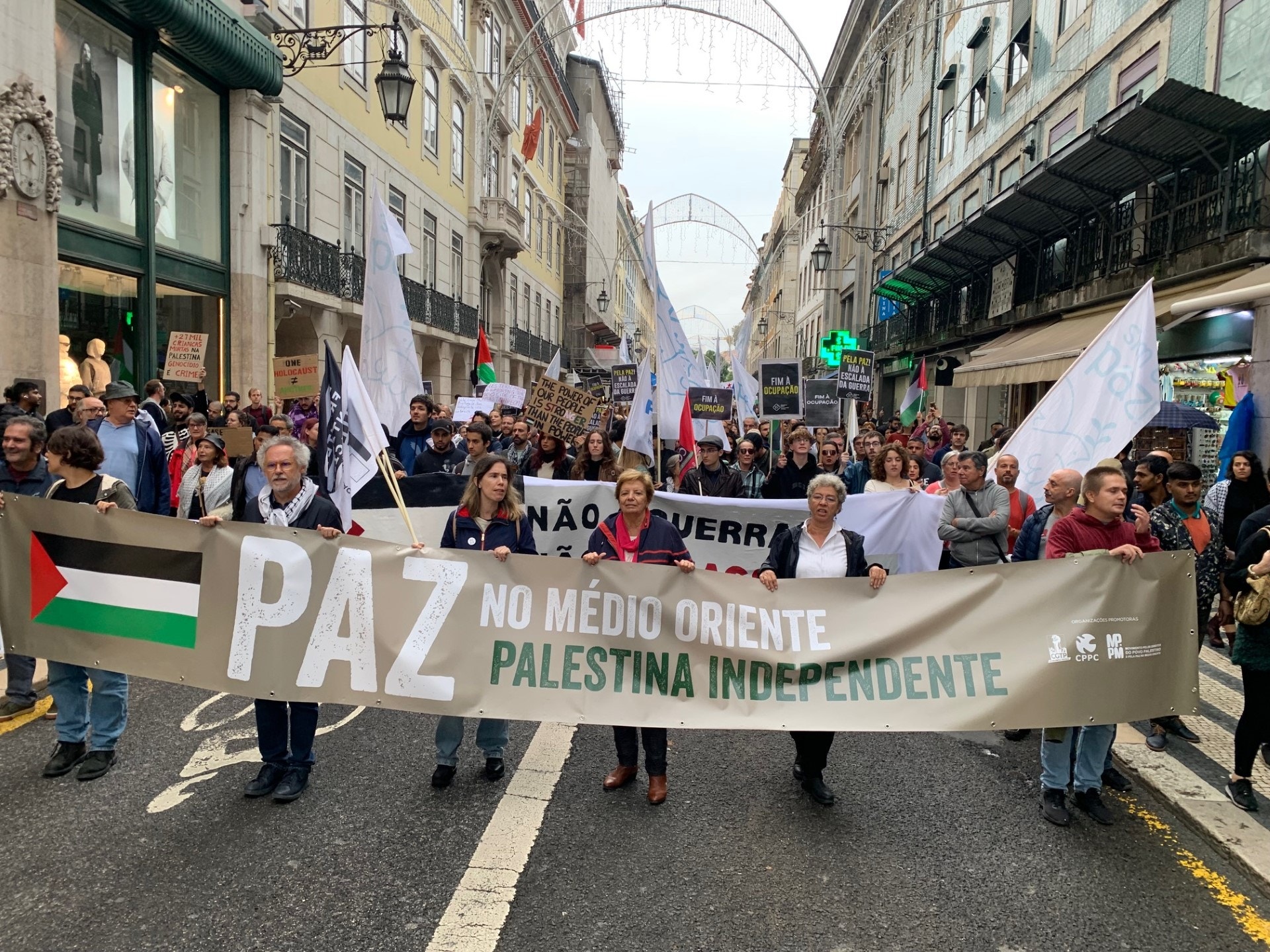  Manifesta&ccedil;&atilde;o em Lisboa. Foto: Ant&oacute;nio Antunes - RTP 