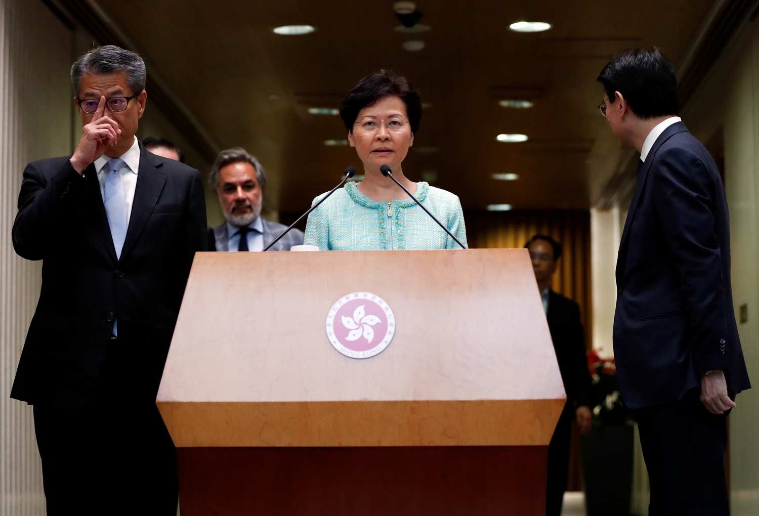 L�der de Hong Kong dever� retirar lei da extradi��o