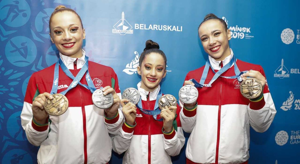 Imagem ilustrativa: Atletas portuguesas medalhadas nos Jogos Europeus Minsk 2019