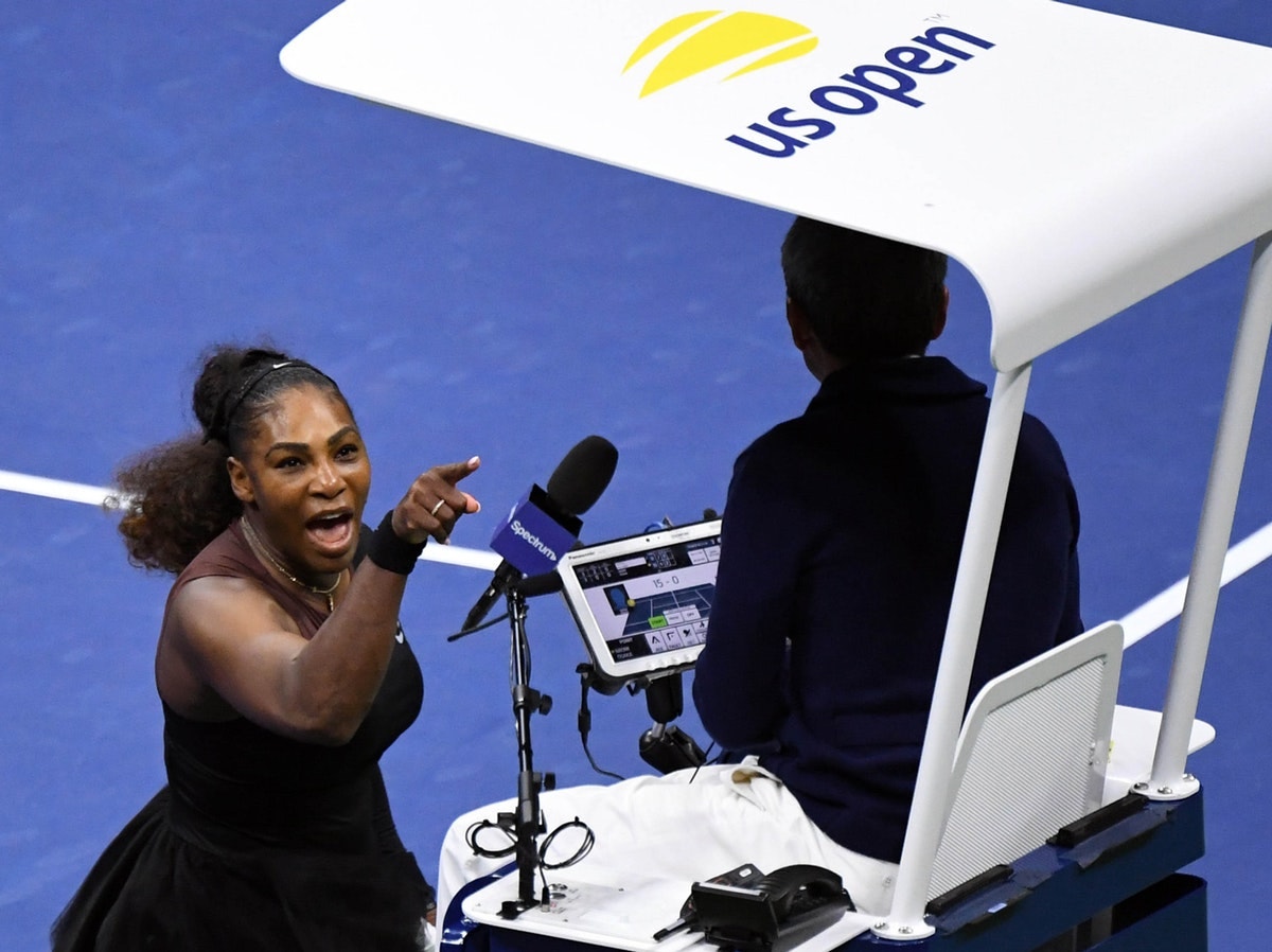  Serena Williams perde a cabe&ccedil;a e grita com &aacute;rbitro portugu&ecirc;s /USA Today Sports - Reuters 