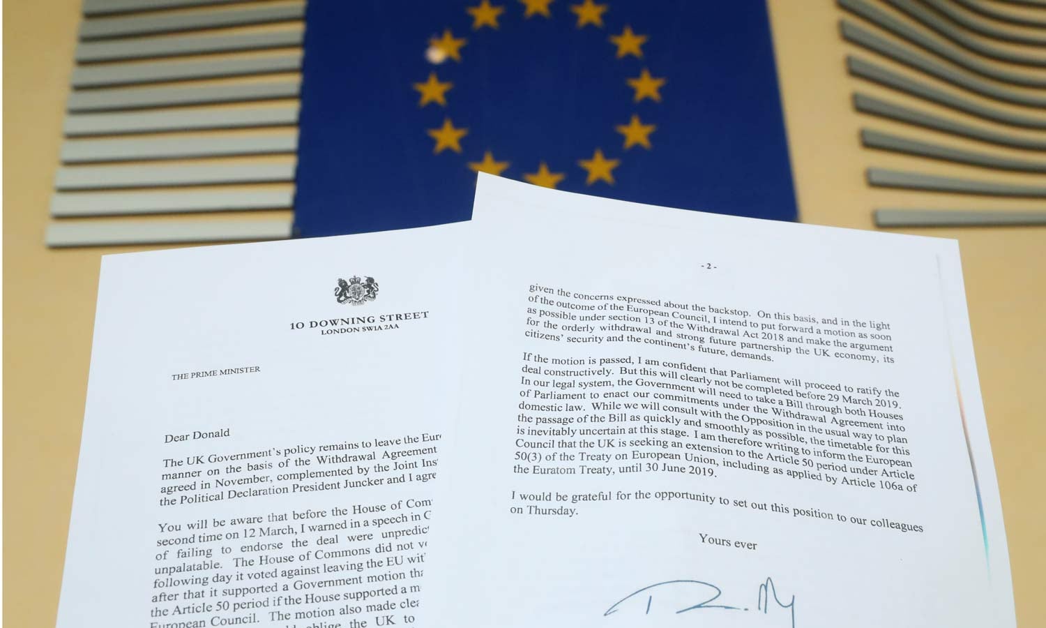 Brexit. Novo pedido de adiamento, agora at� 30 de junho