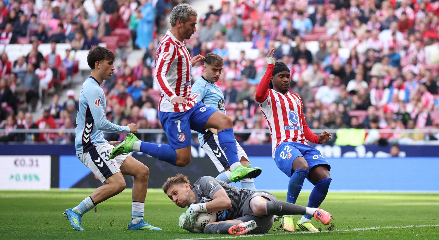 Celta de Vigo derrota Atlético de Madrid