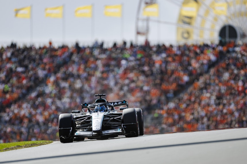 Imagem de George Russell vence corrida sprint do GP dos Países Baixos de Fórmula 1