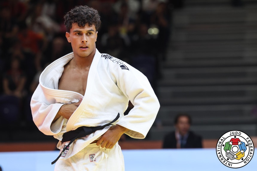 Imagem de Judo/Mundiais. Miguel Gago teve de arriscar no segundo combate e foi eliminado em Baku