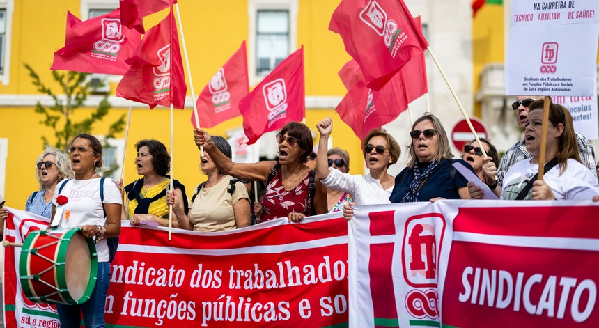 Imagem de Sindicatos da CGTP falam em "forte adesão" à greve. Governo aponta 12%