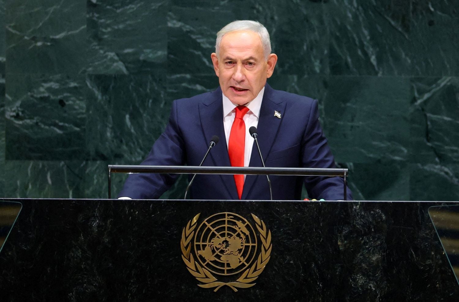 Debate-Geral da ONU. Delegações abandonam a sala antes do discurso de Netanyahu