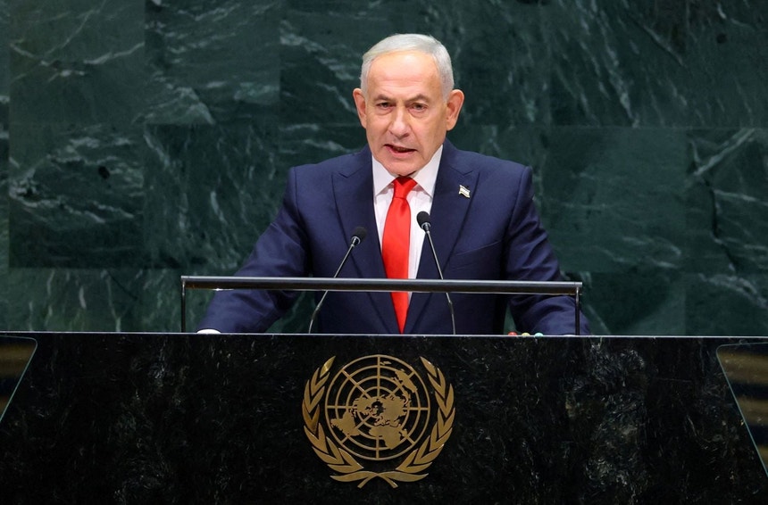 Debate-Geral da ONU. Delegações abandonam a sala antes do discurso de Netanyahu