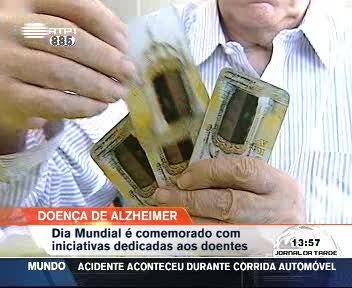 Hoje é o dia Mundial da doença de Alzheimer