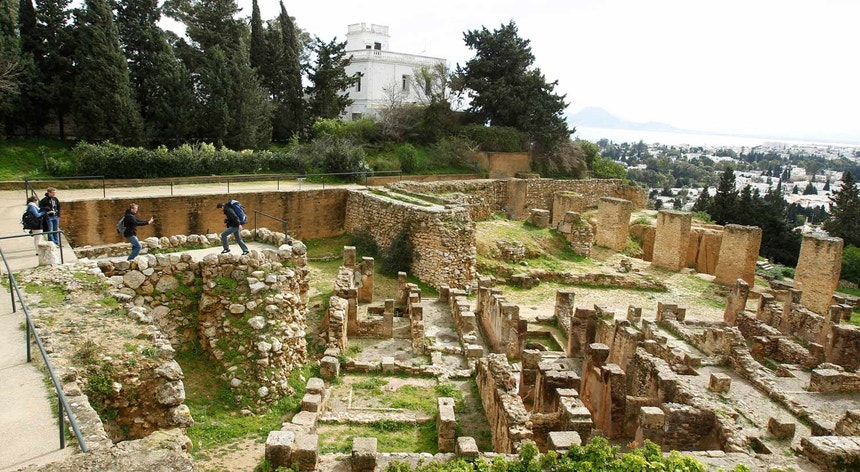 Ruínas de Cartago, na actual Tunísia
