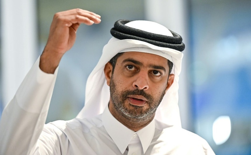 O chefe executivo do Campeonato do Mundo do Qatar, Nasser al-Khater, contesta as críticas feitas à organização
