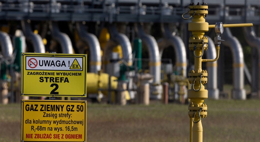 Gasoduto da Gazprom na Polónia
