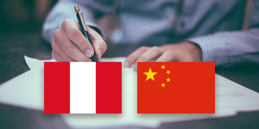 Peru e China estão a finalizar um acordo de comércio livre
