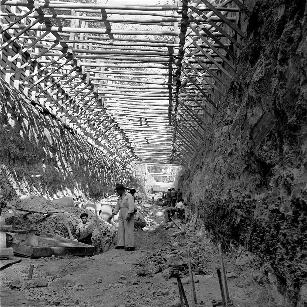 Obras de construção do metro - Metro de Lisboa