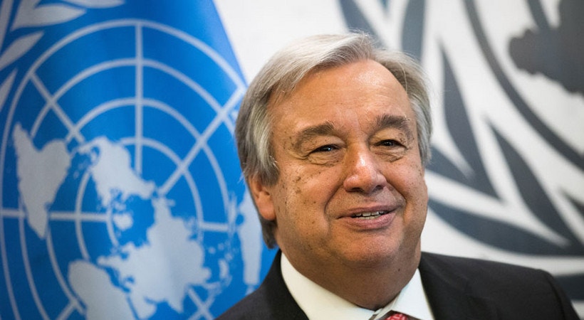 António Guterres considera que as disputas por água e alterações climáticas já são causa de guerras em África
