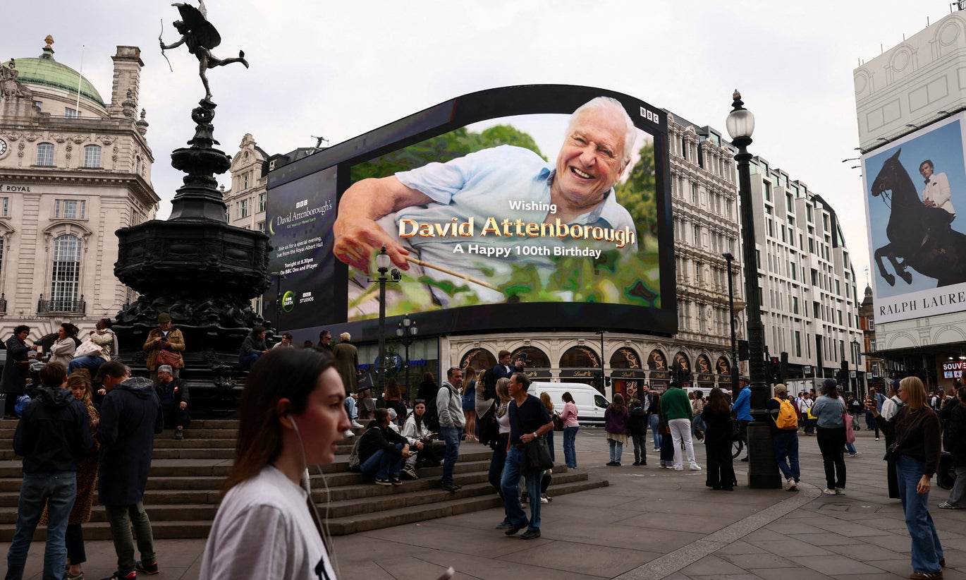 Um s�culo. Parab�ns Sir David