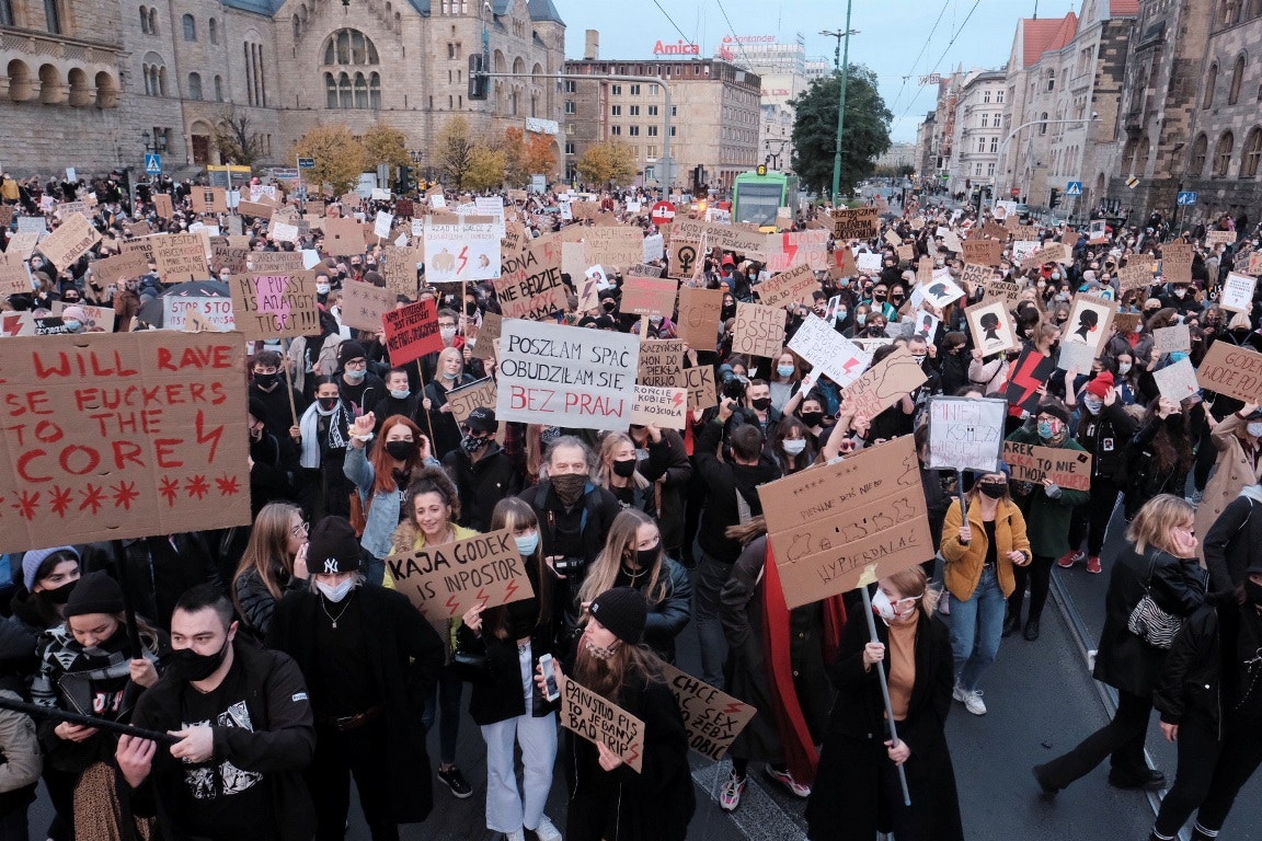  Dia 28, Poznan, dia da greve das mulheres | Agencja Gazeta - Reuters  