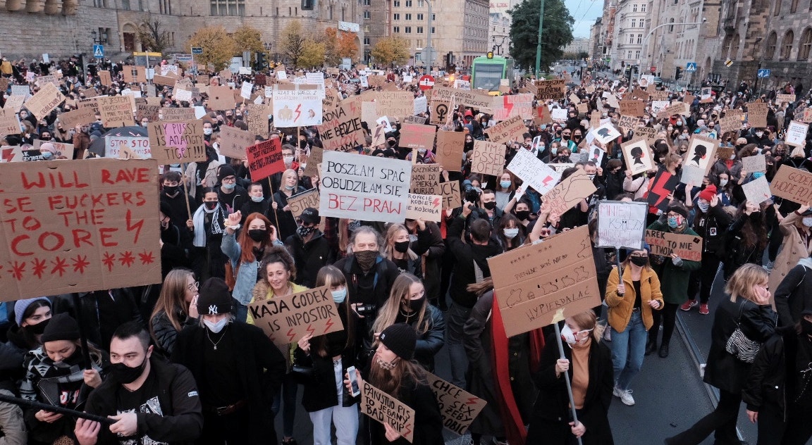  Dia 28, Poznan, dia da greve das mulheres | Agencja Gazeta - Reuters  