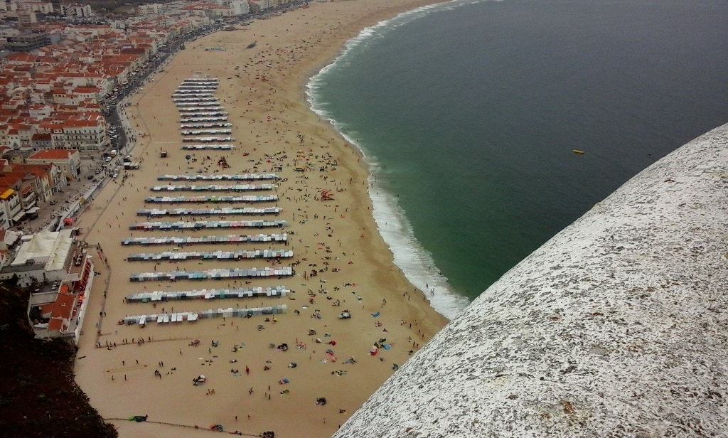  Enviada por Manuel Madureira - Miradouro sobre a Praia da Nazar&eacute;  