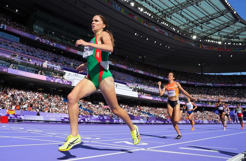 Salomé Afonso esteve a bom nível na qualificação dos 1500 metros
