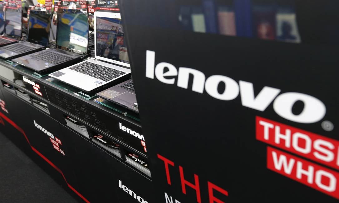 Lucros da tecnológica chinesa Lenovo caem 21% no terceiro trimestre