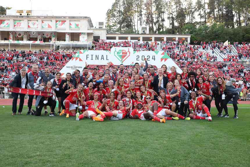 Benfica conquistou a Taa de Portugal feminina de futebol