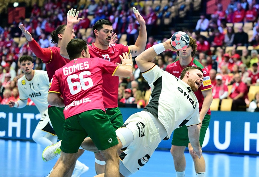 Imagem de Europeu Andebol. Portugal derrotado pela Alemanha na Ronda Principal