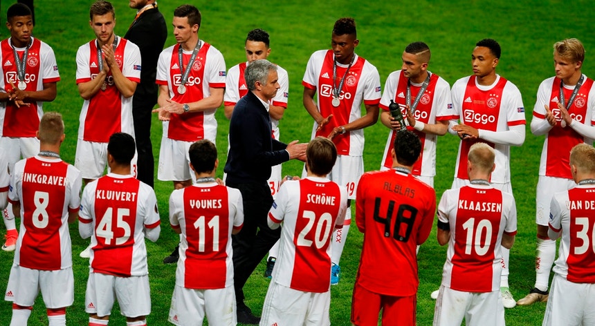 O Ajax esteve na final da Liga Europa
