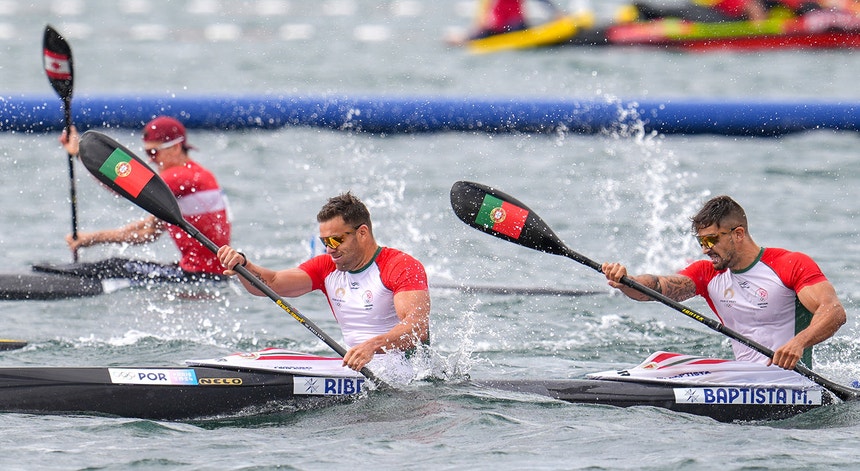 A dupla portuguesa ficou em 6.º lugar na final
