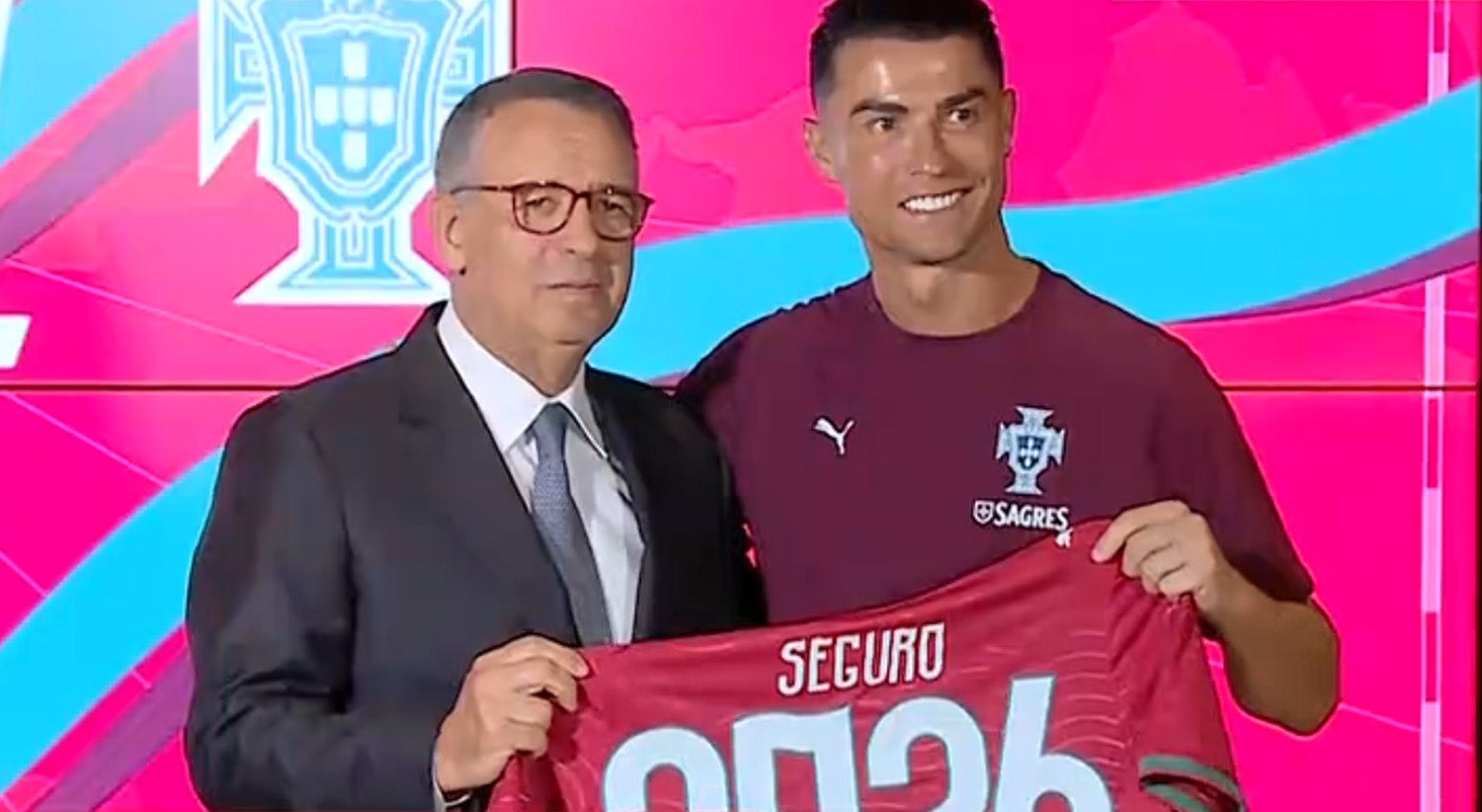Seguro foi à Cidade do Futebol dar uma palavra de incentivo 