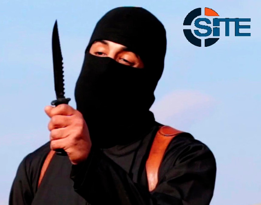 A alcunha "Jihadi John" foi-lhe dada por um grupo de reféns, uma vez que Mohammed fazia parte de uma célula do Estado Islâmico chamada <i>The Beatles</i>
