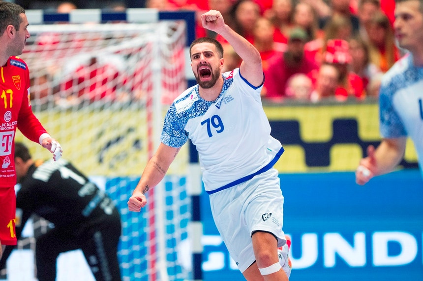 Imagem de Europeu Andebol. Macedónia do Norte - Portugal