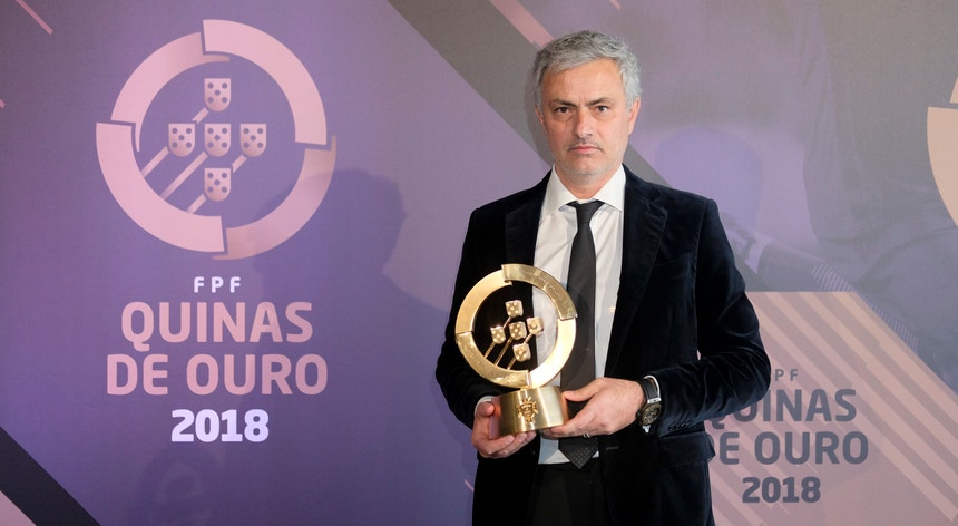 José Mourinho foi distinguido com o prémio Vasco da Gama/Internacionalização/Expansão/Portugalidade 

