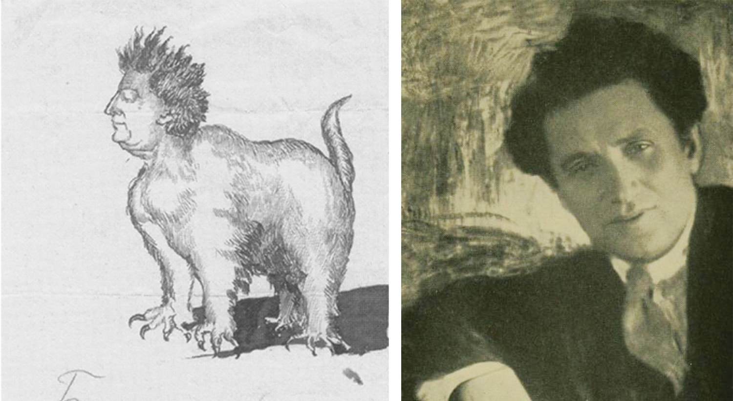  Zinoviev retratado por Bukharin em mar&ccedil;o de  1926 