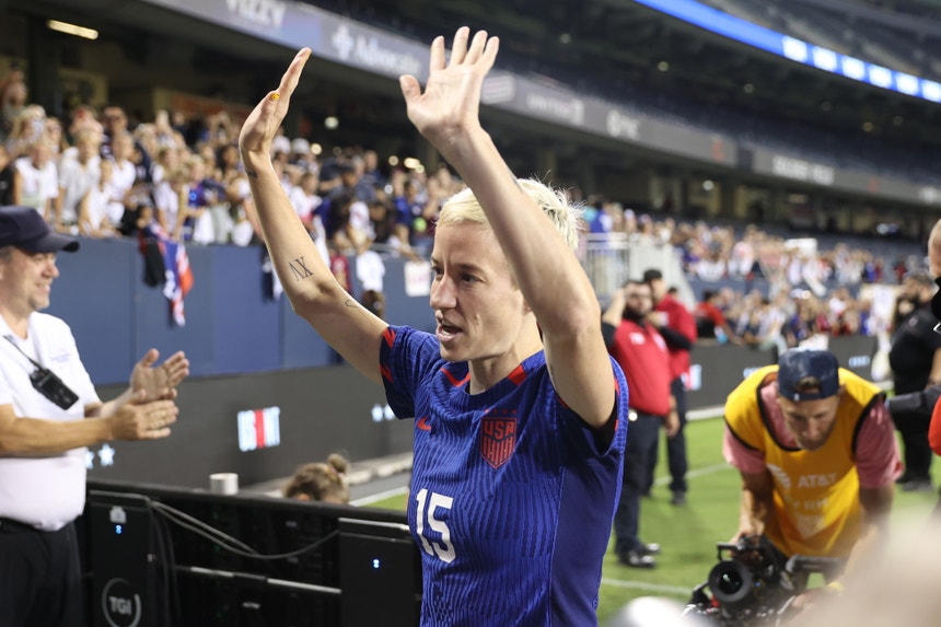 Megan Rapinoe se despede do futebol com EUA eliminados da Copa do Mundo