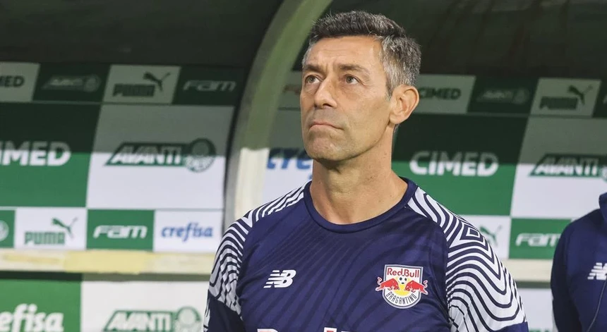 Pedro Caixinha apreensivo com a falta de eficácia do Bragantino
