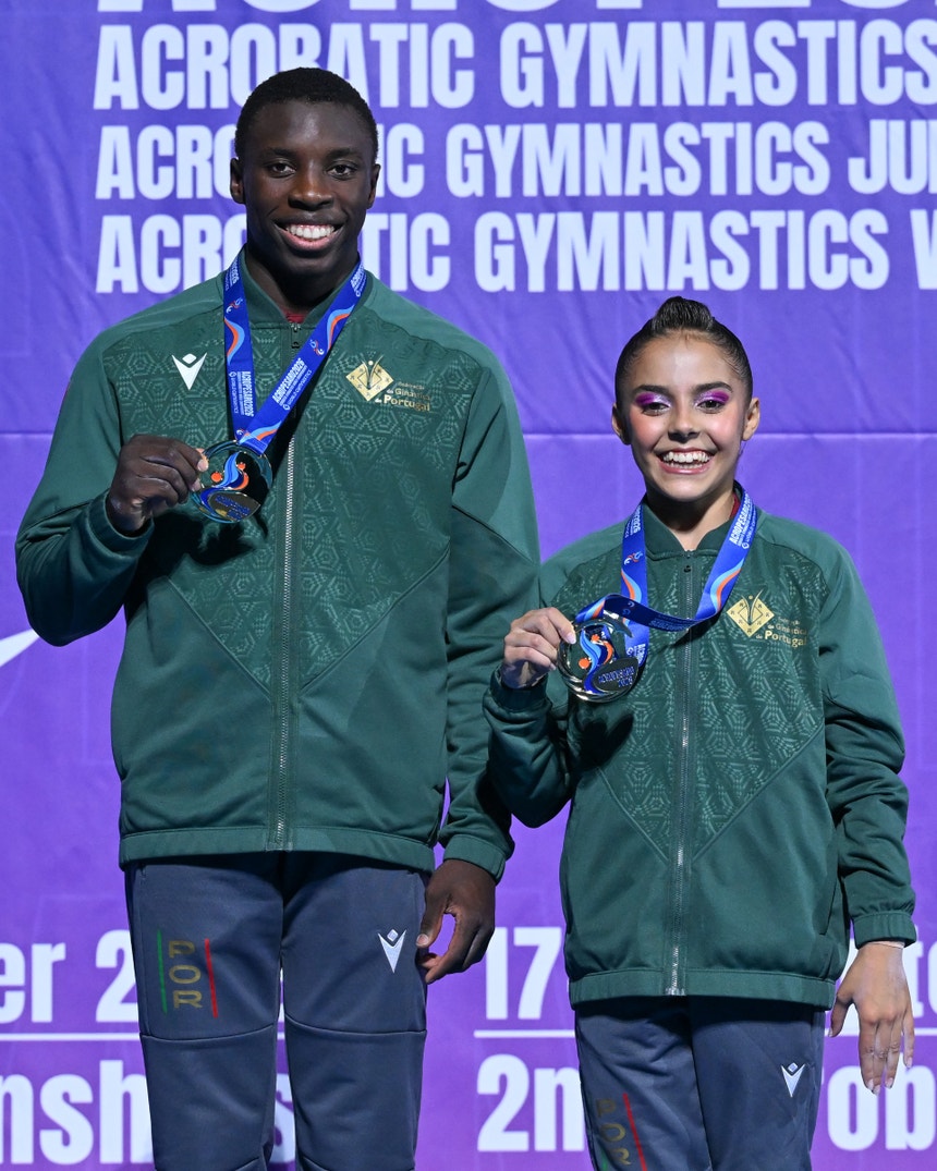 Imagem de Portugal conquista duas medalhas nos Mundiais de acrobática de juniores